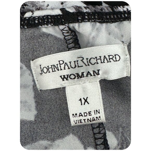John Paul Richard Floral Printed Maxi Dress Women's PLUS Size 1X - Picture 3 of 8